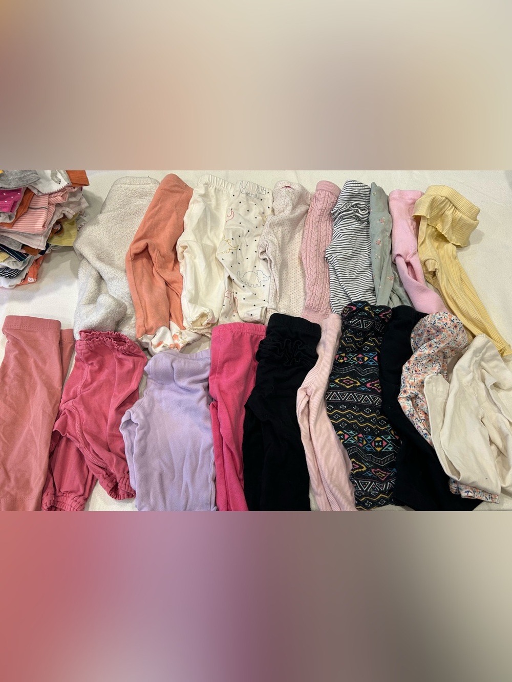 19 baby girl pant bundle